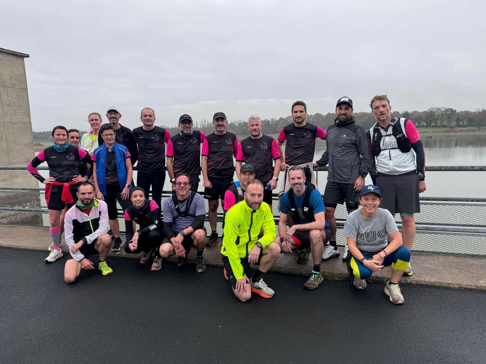 Sortie délocalisée au barrage de moulin Papon🏃