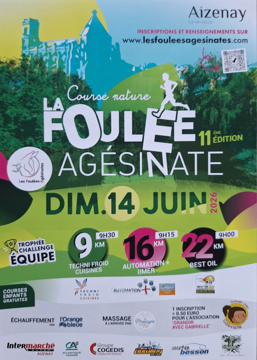 Ouverture liste d'attente pour La Foulée Agésinate