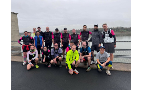 Sortie délocalisée au barrage de moulin Papon🏃