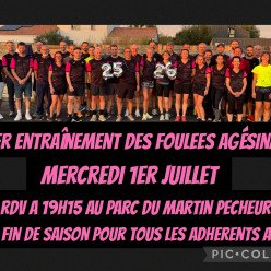 Dernier entraînement de la saison
